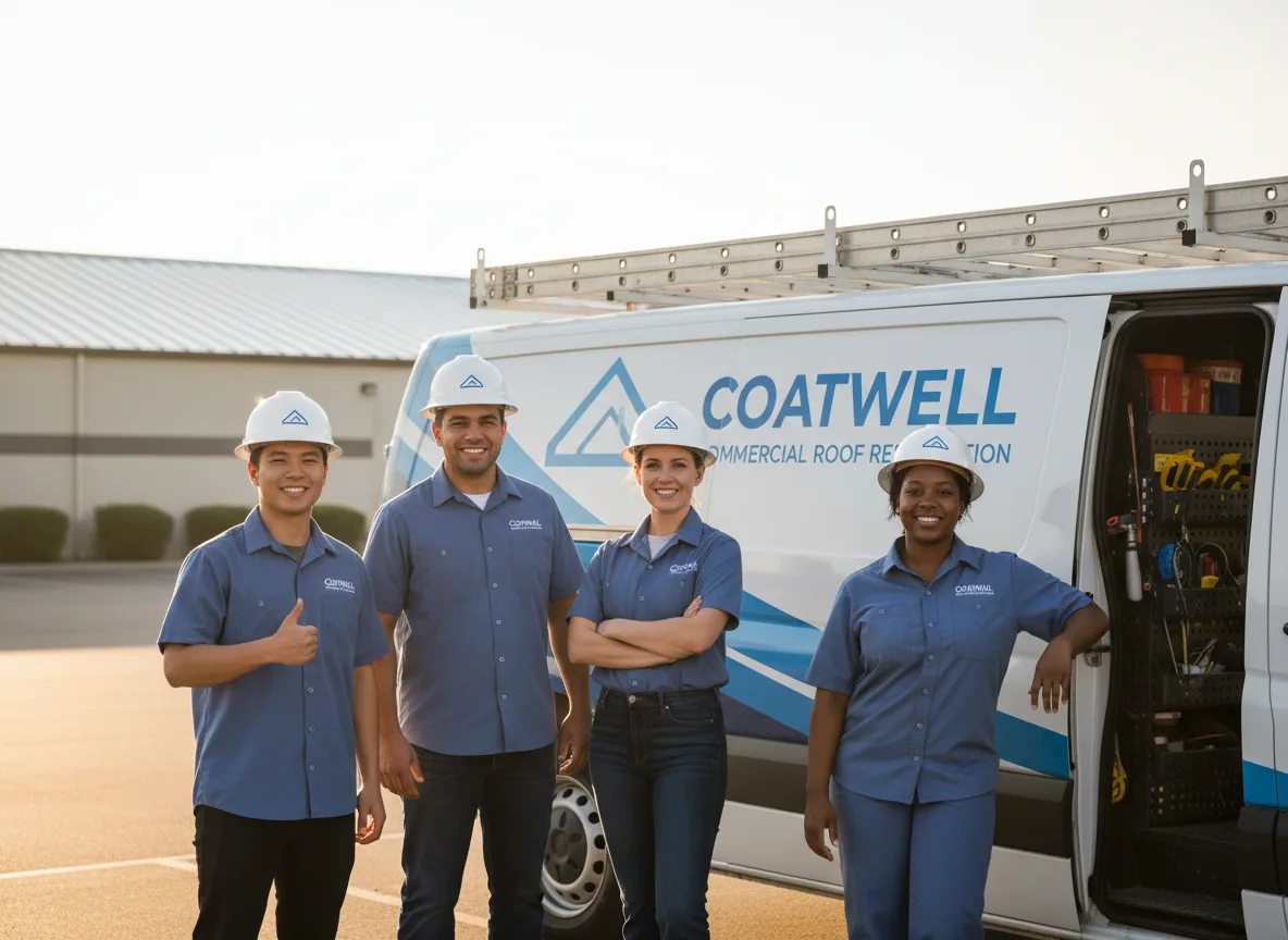 Commercial roof coating company in Sully, IA